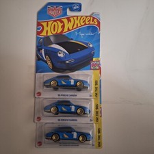 HOT WHEELS 2024 '96 PORSCHE CARRERA BLUE 174/250 HTB03 MAGNUS WALKER DESIGN
