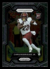 2023 Panini Prizm #398 Chris Rodriguez Jr. Rookie RC Washington Commanders