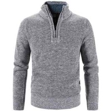 Autumn Winter Sweater Men Pullovers Neck Slim Fit Knit Pullovers Men Sweater Man