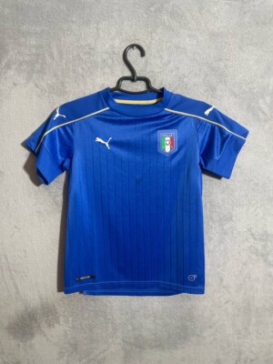 Italy Team Jersey Home football shirt 2016 - 2017 Puma Young Size L 11-12YRS