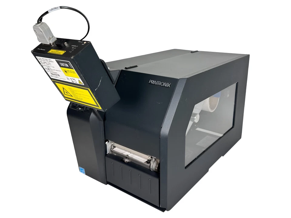Printronix T8000 Thermal Transfer Label Printer T8204 w/ Validator SV100 LAN USB - Image 4 of 4