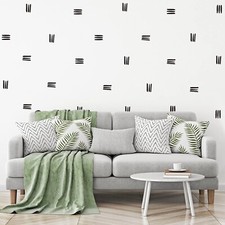 264 Pieces Line Wall Decals Modern Wall Stickers Boho Line Stickers Line Wall...