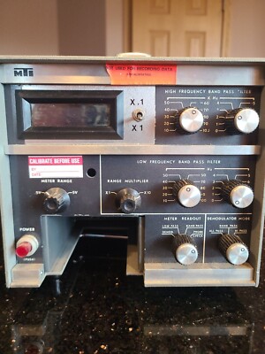 MTI Instruments, High and Low Band Pass Filter, Demodulation Signal Conditioner