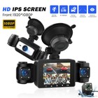 4 Channel Dash Cam 360° Dash Camera HD 1080P 4 Lens Driving Recorder w/64GB Card