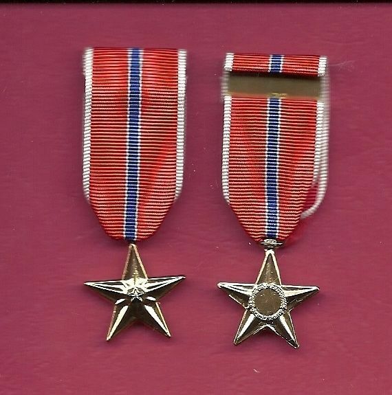 US Bronze Star Anodized mini miniature medal eBay