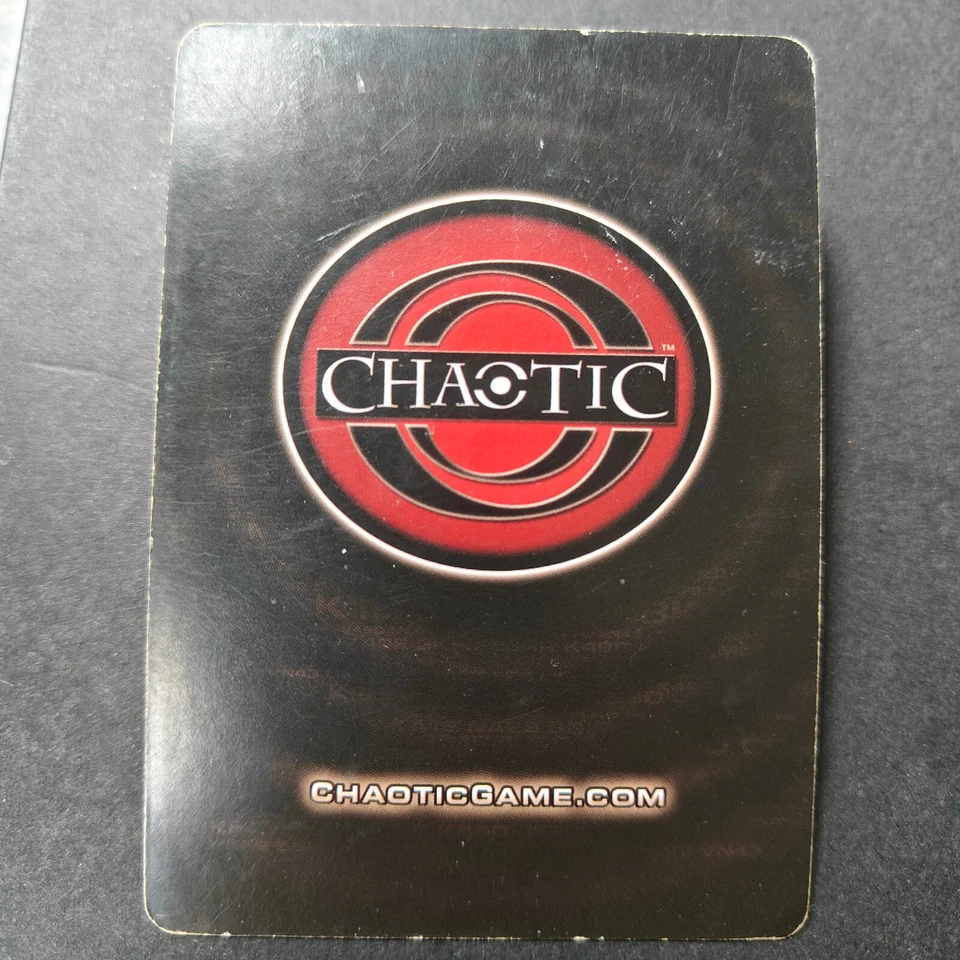 Maxxor (3 Max Stats!) Damaged 1st Edition Ultra Rare Dawn of Perim Chaotic TCG - Image 4 of 4