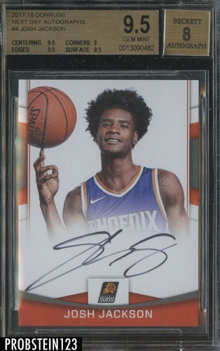 2017 Panini Donruss Basketball Josh Jackson #4 BGS 9