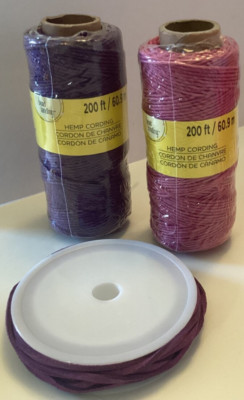 Bead Landing - Hemp Cording for Jewelry Making - 3 Spools