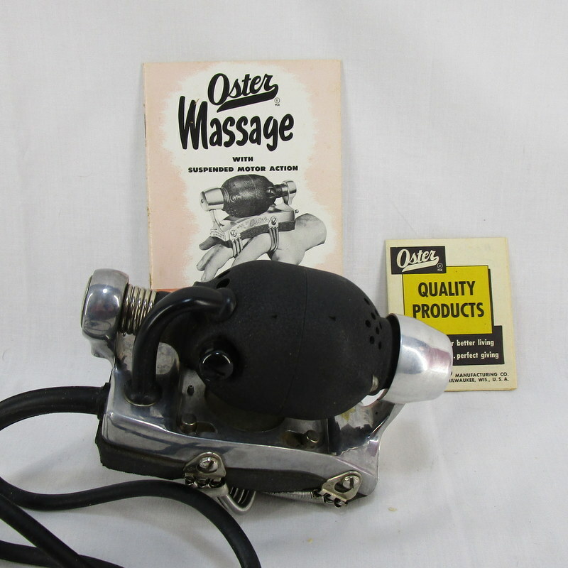 Vintage Oster Stim-U-Lax Junior Model No. 4 Handheld Vibrating Massager |  eBay