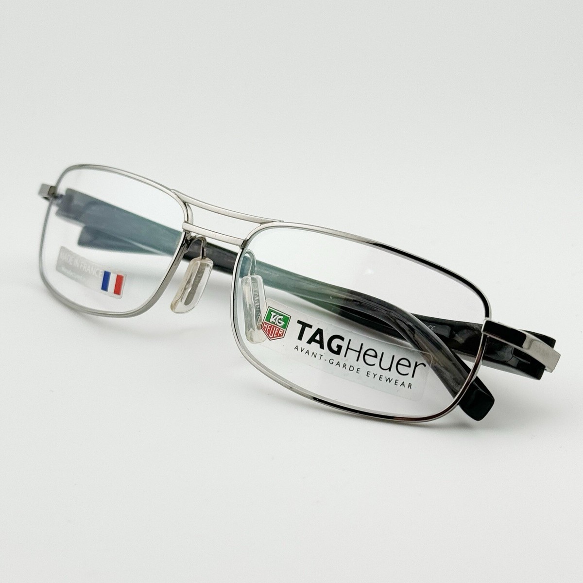 Authentic Tag Heuer TH 8002 Full Rim Frame France Eyeglasses Eyewear  Rectangular