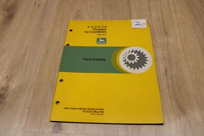 John Deere Chopper Combines C4,C5,C6 Parts Catalog PC4218  1990 xx20857