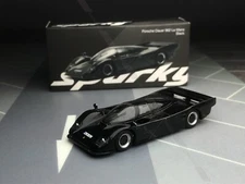 JAN 2025 TINY SPARKY 1/64 Porsche 1993 Dauer 962 Black NO FIGURE