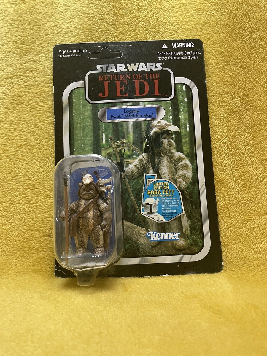 Star Wars 2011 Vintage Collection Ewok Logray VC55 Unpunched