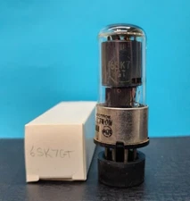 1- 6SK7GT Vacuum Tube Tested Mixed Brands Qty Available RCA GE Sylvania Etc. Loc