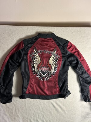 Harley Davidson Biker Jacket Women's Y2K 00s Small Harley Davidson Biker Jacket Women's Y2K 00s Small