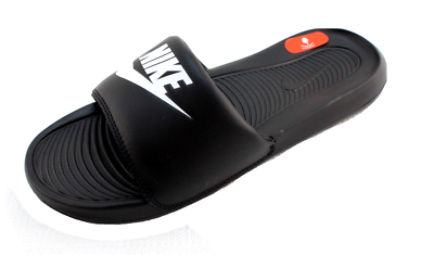 NIKE Victori One Size 7 Black / White Men's Comfort Slide Sandals