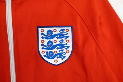 Nike England 2016 2017 Red Full Zip Track Jacket Men's Size M | eBay