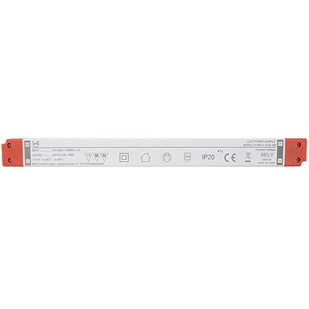 (TG. 100 Watt (4,16A)) SeKi Driver LED 24 V DC 100 W 4,16 A tensione costante, f