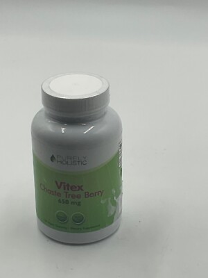 Purely Holistic Vitex Chaste Tree Berry 650 mg 120 Ct Exp 01/26