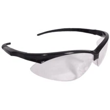 (12)-Radians Outback Black Frame Shooting Glasses w/ Clear Lense Model: OB0110CS