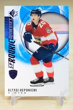 2020-21 SP Hockey Rookie Authentics Blue #121 Aleksi Heponiemi - Florida Panther