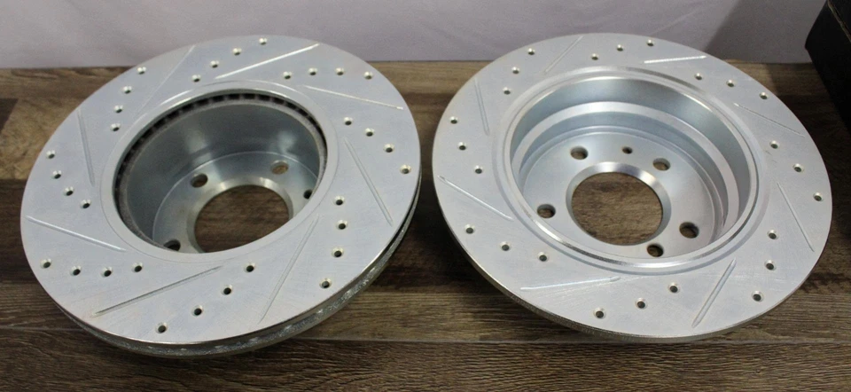 Hart Brakes Front and Rear Brakes and Rotors Kit + Pads Ceramic for BMW 5-Series - Image 3 of 4