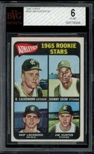 1965 Topps #526 Lachemann/Odom/Lockwood/Hunter BVG 6 RC Rookie SP Athletic 72097