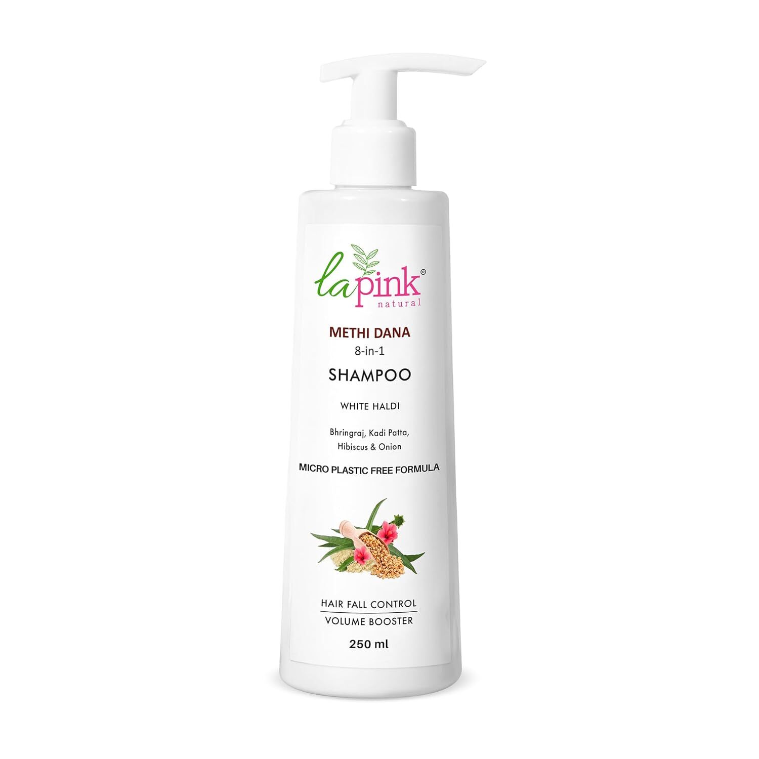 La Pink Methi Dana 8 IN 1 Shampoo für Alle Haartypen Herren und Damen 250ml