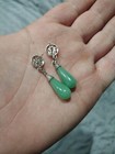 Jade Pear Shaped Earrings  — photo 4