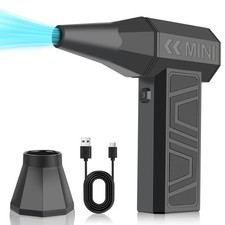 X3 Cordless Air Duster 130,000RPM High-Speed Mini Blower, 4-Gear Adjustable P...
