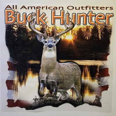 AMERICAN OUTFITTERS DEER HUNTING WHITETAIL BUCK HUNTER LONG SLEEVES SHIRT #402