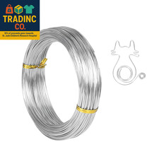 18 Gauge Aluminum Craft Wire, 165 Feet 1Mm Bendable Metal Wire for Jewelry Makin