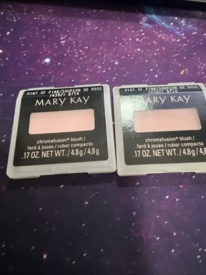 2 Mary Kay Discountinued Chromafusion Blush  Hint Of Pink  NEW