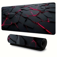 40 90cm Large Geometric Abstract Gaming  Office Desk Mat - Non-Slip Rubber Base