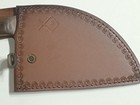 Dedfish Co Cleaver Kitchen Knife 7" Carbon Stainless Steel w/ Leather Sheath — photo 7