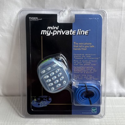 Mini My Private Line Blue Tiger Electronics Hasbro 2001 VINTAGE BRAND NEW SEALED