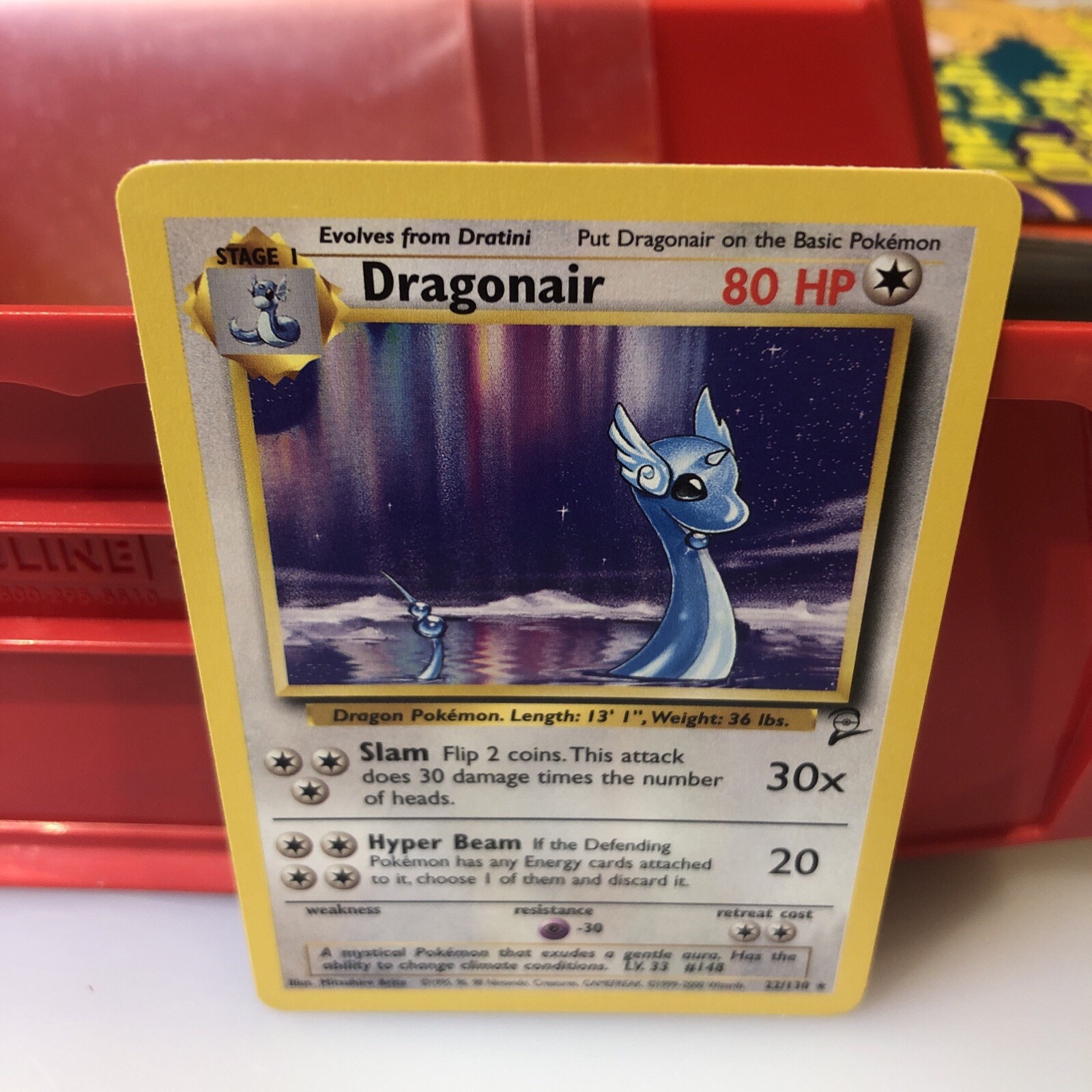 Dragonair - 22/130 - Pokemon Base Set 2 - Regular - NM