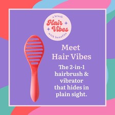 Hair Vibes - Discreet Vibrator / Hairbrush