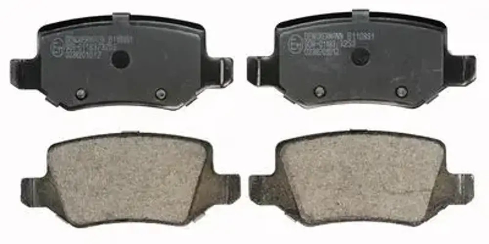 Brake pads Rear Axle B110891 DENCKERMANN for MERCEDES-BENZ A-CLASS VANEO