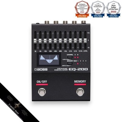 BOSS EQ-200 Graphic Equalizer Dual 10-Band Visual Display Pedal Control EQ200 JP