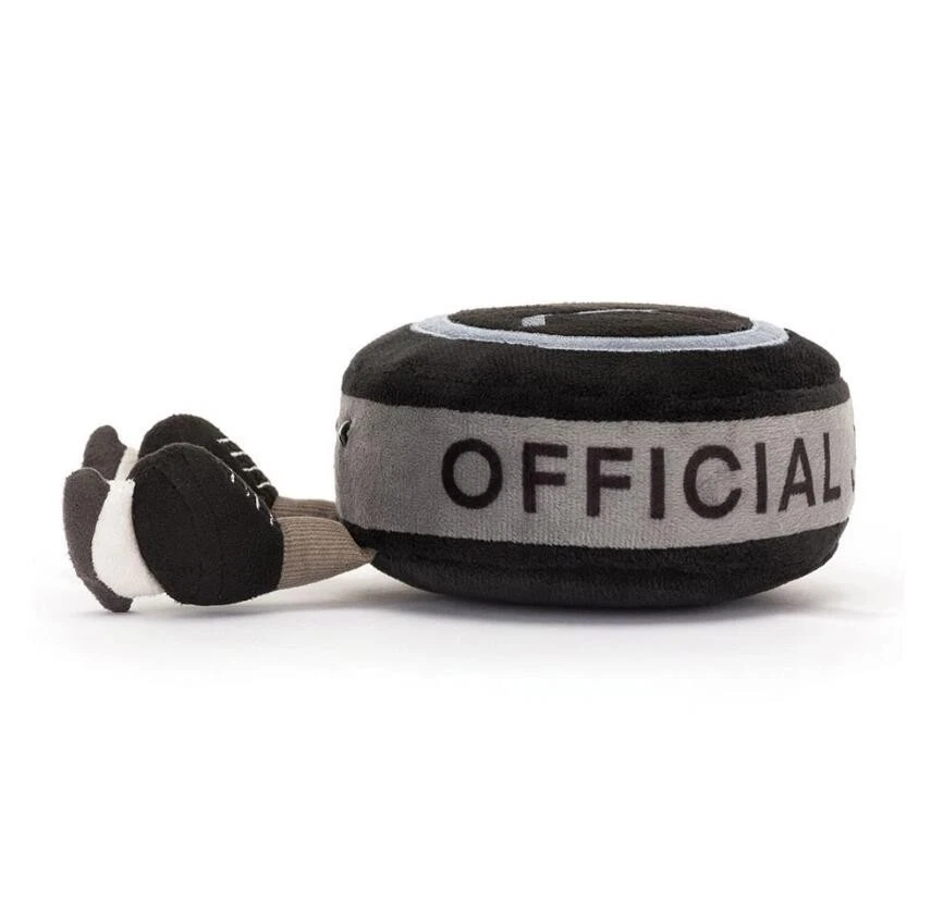 New Jellycat Amuseables Sports Ice Hockey Puck Soft Plush Stuffed Toy Gift 3 in - Image 3 of 4