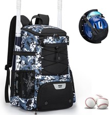 Baseball Bag for Youth and Adult, Softball Backpack 40L Large Capacity, Bat Back