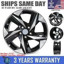 71003 52910AA300 17"x7" Alloy Replacement Wheel Rim For Hyundai Elantra 21-2023