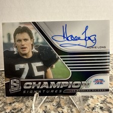 Howie Long -- Auto /35 -- Champion Signatures -- 2021 Spectra -- On Card Nice🔥