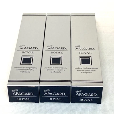 Sangi APAGARD ROYAL Nanotechnology Whitening Toothpaste 135g Japan 3er Set NEU