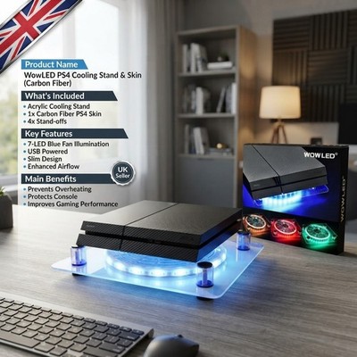 Vielseitiges RGB USB Kühlpad für Konsolen und Laptops - Cool & auffällig