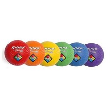 Playground Balls   Single Balls  Sets, 8.5 Inch 8.5" Assorted Colors 6 Set 