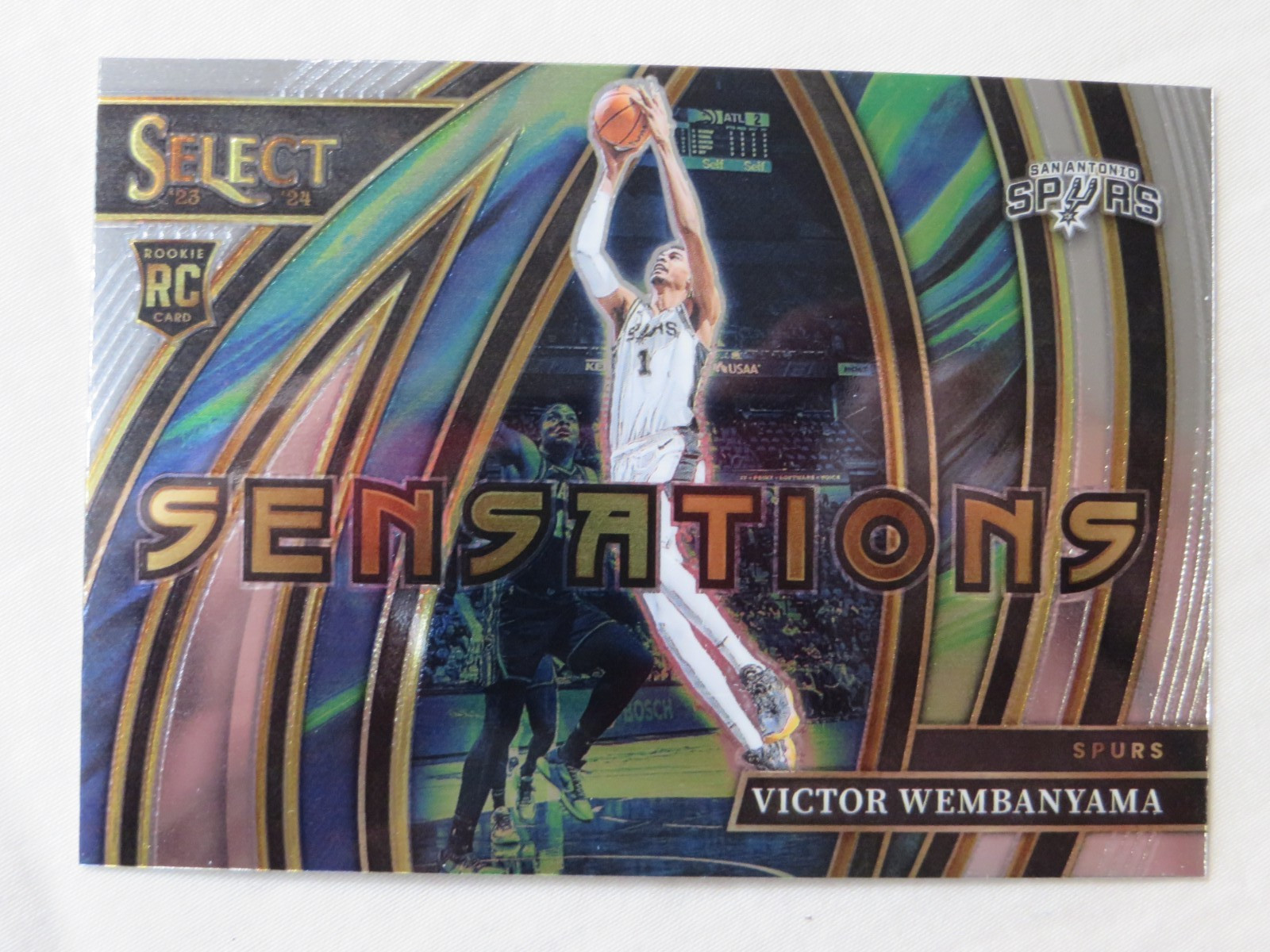 2023-24 Select NBA Victor Wembanyama RC Sensations Insert #7 San Antonio Spurs