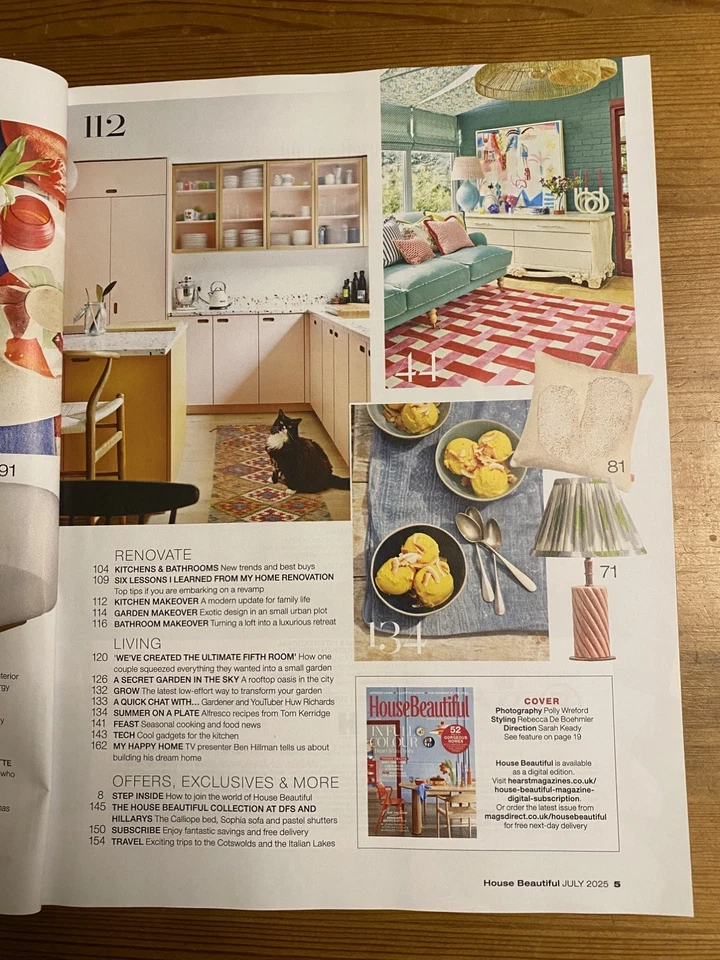 3 House Beautiful Magazines from July 25 to September 25 in good clean condition - Image 4 of 4