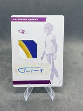 2022 Panini XR Auto Swatches Plates And Patch 1/1 Justin Tucker #AUS-JUT Ravens